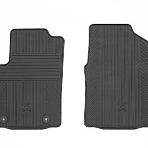 Tepih, spredaj gumiran, črn